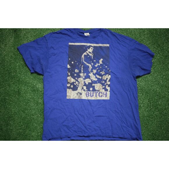 Vintage Delta Pro Weight Graphic Tee "Butch" Blue Size 2XL - Picture 1 of 7